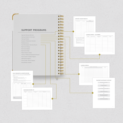 Food Safety Planner (Bulk Order — For Multiple Centres & Restaurants) - Pre-Order