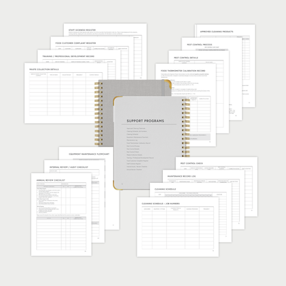 Food Safety Planner (Bulk Order — For Multiple Centres & Restaurants) - Pre-Order